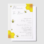 Baby shower van bijen vellum uitnodigingen (Offset)