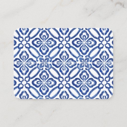 Baby shower van blauwgroen, kobalt- en luierschijv informatiekaartje (Achterkant)