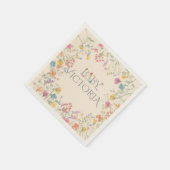 Baby shower van bloementeelt servet (Hoek)