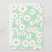 BABY SHOWER VAN BLOEMPATROON KAART (Achterkant)