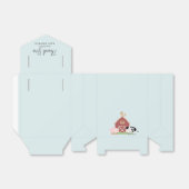 Baby shower van boerderijdieren Barnyard Blue Boy Bedankdoosjes (Uitgevouwen)