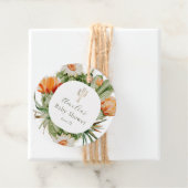 Baby shower van Boho cactus Bedankjes Labels (In situ)