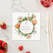 Baby shower van Boho cactus Servet (Insitu)