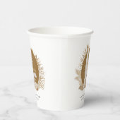 Baby shower van Boho Florals Papieren Bekers (Rechts)