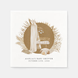 Baby shower van Boho Florals Servet