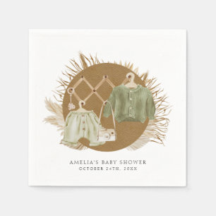 Baby shower van Boho Florals Servet