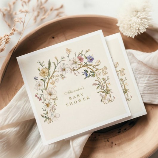 Baby shower van Boho Woodland Fern Servet