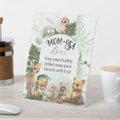 Baby shower van bos reclamebord met voetstuk (Insitu)