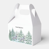 Baby shower van bosdieren bedankdoosjes (Voorkant Zijde)