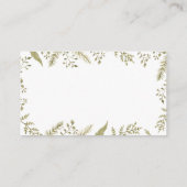 Baby shower van bosdieren I Aanvraag van het stamb Informatiekaartje (Achterkant)