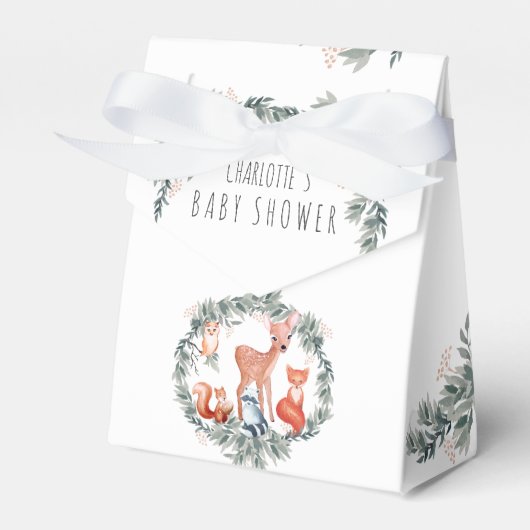 Baby shower van bosland bedankdoosjes (Voorkant Zijde)
