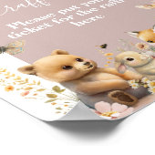 Baby shower van bosland poster (Hoek)