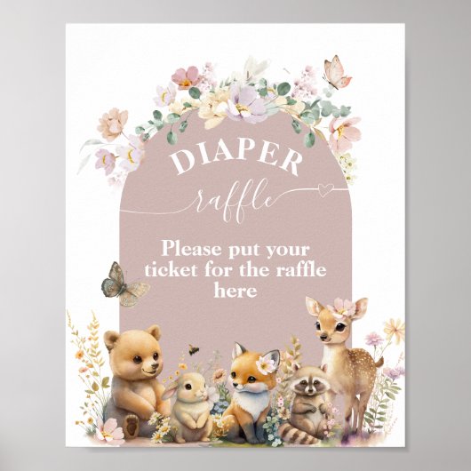 Baby shower van bosland poster (Voorkant)