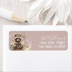 Baby shower van bosland Spring floral girl Etiket