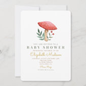 Baby shower van bospaddenstoelen kaart (Voorkant)