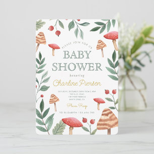 Baby shower van bospaddenstoelen kaart