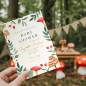 Baby shower van bospaddenstoelen kaart
