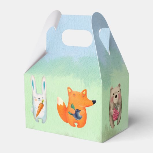 Baby shower van bossen bedankdoosjes (Achterkant)