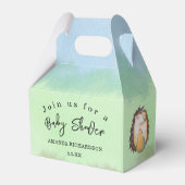 Baby shower van bossen bedankdoosjes (Voorkant Zijde)