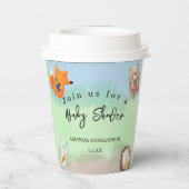 Baby shower van bossen papieren bekers (Achterkant)