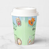 Baby shower van bossen papieren bekers (Rechts)