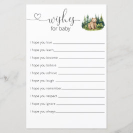 Baby shower van bossen voor Baby