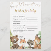 Baby shower van bossen voor Baby (Voorkant)