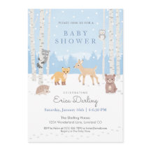 Baby shower van bossen | winterbos