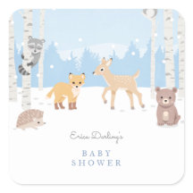 Baby shower van bossen | winterbos
