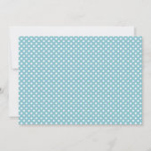 Baby shower van brandweerman Polka Dot Banner Boy Kaart (Achterkant)