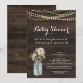 Baby shower van Chamomile Daisy - Genderneutrale Kaart (Voorkant / Achterkant)