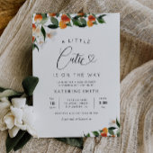 baby shower van citrusbloem kaart