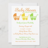 Baby shower van citrusvruchten kaart (Voorkant)