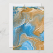 Baby shower van Cowboy Teddy Bear Boy Kaart (Achterkant)