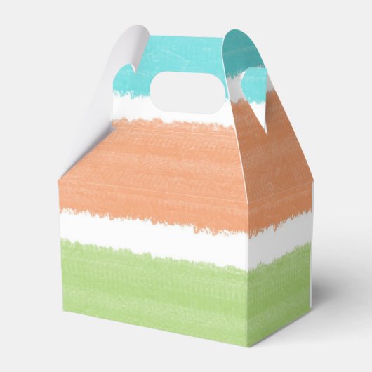 Baby shower van Cute Dinosaurs en sterren Bedankdoosjes (Achterkant)