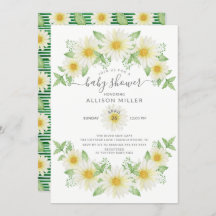 Baby shower van Daisy Floral, vers