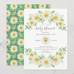 Baby shower van Daisy Floral, vers Kaart
