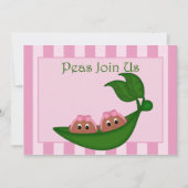 Baby shower van de Afrikaanse Amerikaanse Twins Pi Kaart (Voorkant)