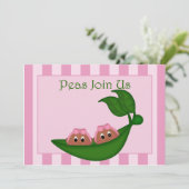 Baby shower van de Afrikaanse Amerikaanse Twins Pi Kaart (Staand voorkant)