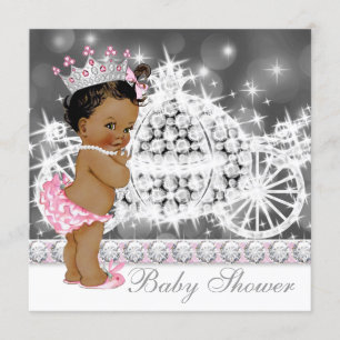 Baby shower van de Afrikaanse Etnische Prinses Gir Kaart