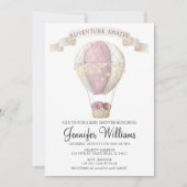 Baby shower van de Amerikaanse hotluchtballon Kaart (Voorkant)