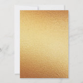 Baby shower van de Amerikaanse prinses Gold Diamon Kaart (Achterkant)