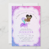 Baby shower van de Amerikaanse Zeemeermin Kaart (Voorkant)