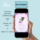 Baby shower van de Amerikaanse Zeemeermin Kaart