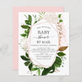 Baby shower van de begroting door Mail Greenery Bo (Voorkant / Achterkant)
