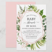 Baby shower van de begroting door Mail Greenery Ui (Voorkant / Achterkant)