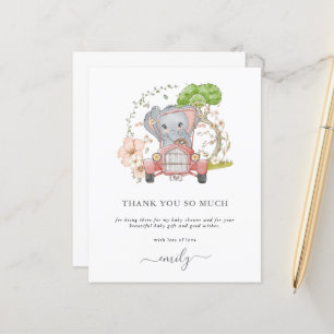 Baby shower van de begroting Elephant Car Hartelij