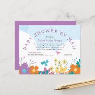 Baby shower van de begroting per e - mail - Floral