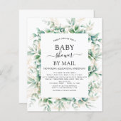 Baby shower van de begroting per post Eucalyptus G (Voorkant / Achterkant)