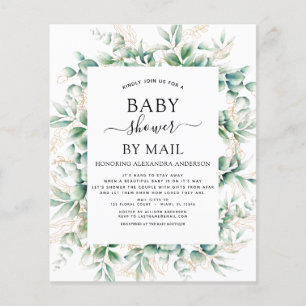 Baby shower van de begroting per post Eucalyptus G Flyer